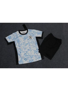 Personalisierte Logos für Jugendsportbekleidung, individuell gestaltbar, und personalisiere deine einzigartige portugiesische Fußballsets für Herren und Damen (13-16 Jahre) - personalisierte Trikot- und Shorts-Sets, Heimdesign-Stil