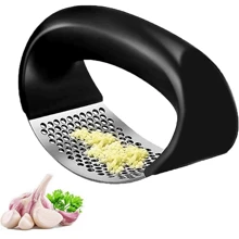 SOKANY Stainless Steel Garlic Press, Garlic Press Rocker, Anti-Rust, Can Be Cleaned In The Dishwasher, Professional Garlic Chopper Tools, Handle Garlic Chopper Kitchen Tools
