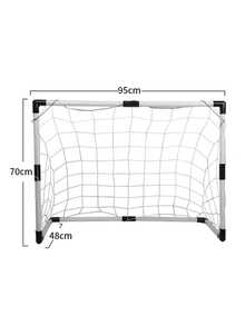 2025 Top Selling Portable Foldable Indoor/Outdoor Children Football/Soccer Goal Frame Set, Toys For Boys & Girls
