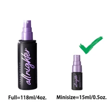 Urban Decay ​​Travel-Size All Nighter Waterproof Makeup Setting Spray 15ml/0.5oz. Long-Lasting, Waterproof Setting Spray For Vibrant, Smudge-Proof Makeup. - Dark Purple - View 2