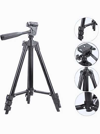 Tripé Universal 1,02m Com Nível Para Câmeras E celulares