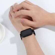 1pc Hollow PC Case Compatible With HUAWEI Band 10 9 8 Accessories All-Around Hard PC Bumper Frame Shell Cover Compatible With Hua Wei Band 10 Band 9 Band 8 Cases Smartwatch Accessories Back To School Essentials  School Supplies For Students