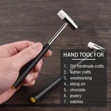Lightweight Hammer, Small Hammer For Jewelry Making, Small Size Craft Mallet For Toy Building Projects, Watch, Woodworking, DIY, Leather