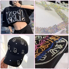 Hotfix Applicator With Crystal Hotfix Rhinestones Flatback Glass Iron-On Wand Strass Rhinestones Heat-Fix Tool For Shoes Clothes - Multicolor - View 6