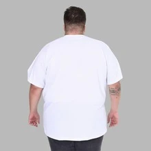 Men's Plus Size Motivation Focus Shirt T-Shirt - Blanco - Ver 2