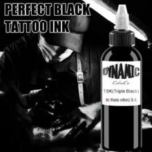 Black Tattoo Ink 4oz(120ml) Friendly Pigment Tattoo Supplies Concentrated Black (2pcs) - Multicolor - View 7