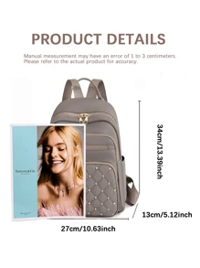 Bestseller In Multicolor Women Fashion Backpacks,Malist Flower Embroidery Functional Backpack For Women, Business Casual Commuting Travel Backpacks, Cute Multi-Compartment Versatile Computer Daypack, Portable Campus School Bag For Junior High School And College Students, School Backpack, Elementary School, Middle School, High School, Back To School Bags, Waterproof, Lightweight, Classic Casual, Suitable For Teen Girls Women College Students, Teacher, Perfect For Back To School, First Day Of School, Middle School, High School,