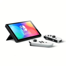 Nintendo Switch - OLED Model Video Gaming Console With White Joy-Con - HK Version (HK Charger With HK To US Plug Adapter) - 查看 3