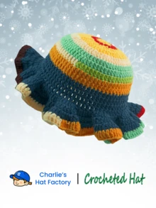 1 件女士多色优雅手工编织帽子，带荷叶边蕾丝花边，经典休闲舒适温暖无弹性亚克力渔夫帽，适合日常穿着户外活动派对表演冬季和新年的完美礼物 - Ruffle Edge - 查看 8