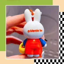 MIFFY Classic Keychain – Iconic Dutch Bunny Charm! Minimalist Design Meets Daily Utility, Perfect For Keys, Bag Accessories, Or Collector's Items. Carry A Touch Of Nostalgia Everywhere! - Orange - View 5