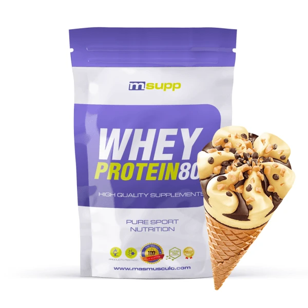 MASmusculo - Whey Protein80 - 1kg- ✅ Spedizione gratuita entro 48/72 ore in tutto il paese in tutto il territorio - Aumenta la massa muscolare - Aiuta a mantenere la massa muscolare - Rafforza i muscoli - Indurisce i muscoli - Ripara le cellule dopo l'esercizio - - gelato alla vaniglia - Visualizzare 1