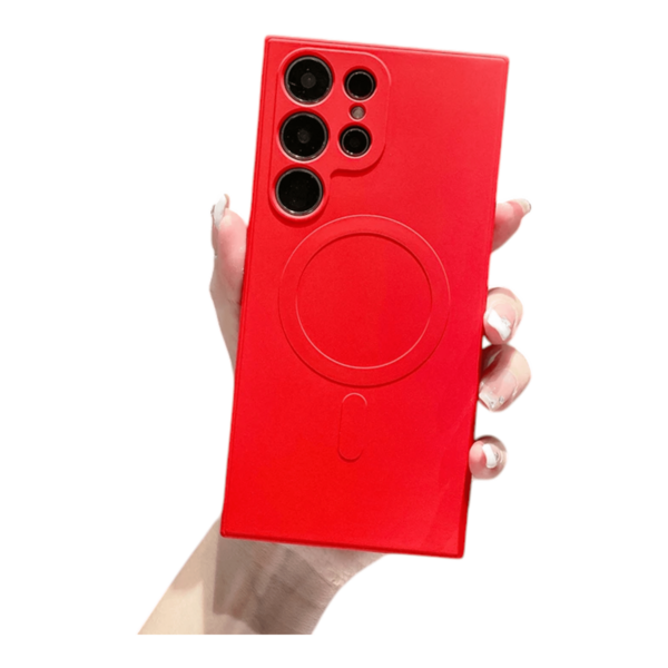 Mida Style Funda Compatible Con Samsung Galaxy Silicon Flexible Interior Microfibra con Protección en Cámara Tecnología Magnética Uso Rudo