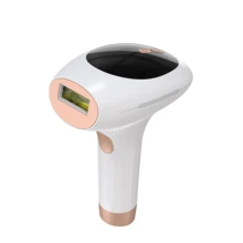 YTWO 8-Level Energy Laser Hair Removal Device, Permanent Painless Hair Removal For Face, Underarms, Bikini, Limbs, Arms, Legs, Automatic & Manual Modes, Smooth Skin, Includes 2 Extra Lamp Heads