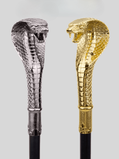 1 pièce Canne de marche serpent décontractée et amovible, élégante canne de marche de gentleman britannique haut de gamme, convient comme cadeau ou pour un usage quotidien [impression artisanale, chacune diffère mais n'affecte pas l'utilisation] Halloween