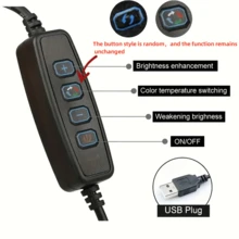 1 pieza Tira de luz LED RGB para monitor de juegos, iluminación ambiental alimentada por USB, apta para pantallas de computadora y TV de 24/32 pulgadas, adecuada para películas, juegos, música y uso en la oficina - USB - Ver 6