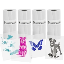 Mini Printer Thermal Paper Sticker Colorful Self-Adhesive Label Rolls - 57mm Width Photo Printing Paper For Phomemo/Memoking M02/T02/M04AS, Scrapbook/Text Notes/Craft Sticker Designs - Multicolor - View 22