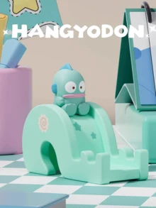 Podstawka na telefon z postaciami Sanrio, Hello Kitty, Kuromi, My Melody, Cinnamoroll, Pochacco i Hangyodon, uchwyt na biurko w kształcie suwaka, antypoślizgowa silikonowa podstawa, uniwersalny uchwyt na iPhone'a/Androida/tablet, uroczy element wystroju pokoju w stylu kawaii i prezent podróżny dla dziewczynek, nastolatek i kolekcjonerów Sanrio