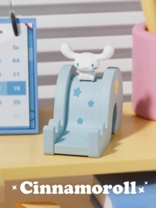 Podstawka na telefon z postaciami Sanrio, Hello Kitty, Kuromi, My Melody, Cinnamoroll, Pochacco i Hangyodon, uchwyt na biurko w kształcie suwaka, antypoślizgowa silikonowa podstawa, uniwersalny uchwyt na iPhone'a/Androida/tablet, uroczy element wystroju pokoju w stylu kawaii i prezent podróżny dla dziewczynek, nastolatek i kolekcjonerów Sanrio