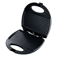SOKANY 102 Multi-Function Sandwich Maker, 3-In-1 Grill, Panini Press, Breakfast Maker. Powerful, With Indicator Light, Complete Baking Plate, Double-Sided Constant Temperature Heating, Non-Stick Coating, Easy To Clean, Heat-Resistant Handle. Ideal For Making Homemade Sandwiches, Fried Eggs, Steak, Etc. Kitchen Appliance - UK Plug(220-240V) - View 4