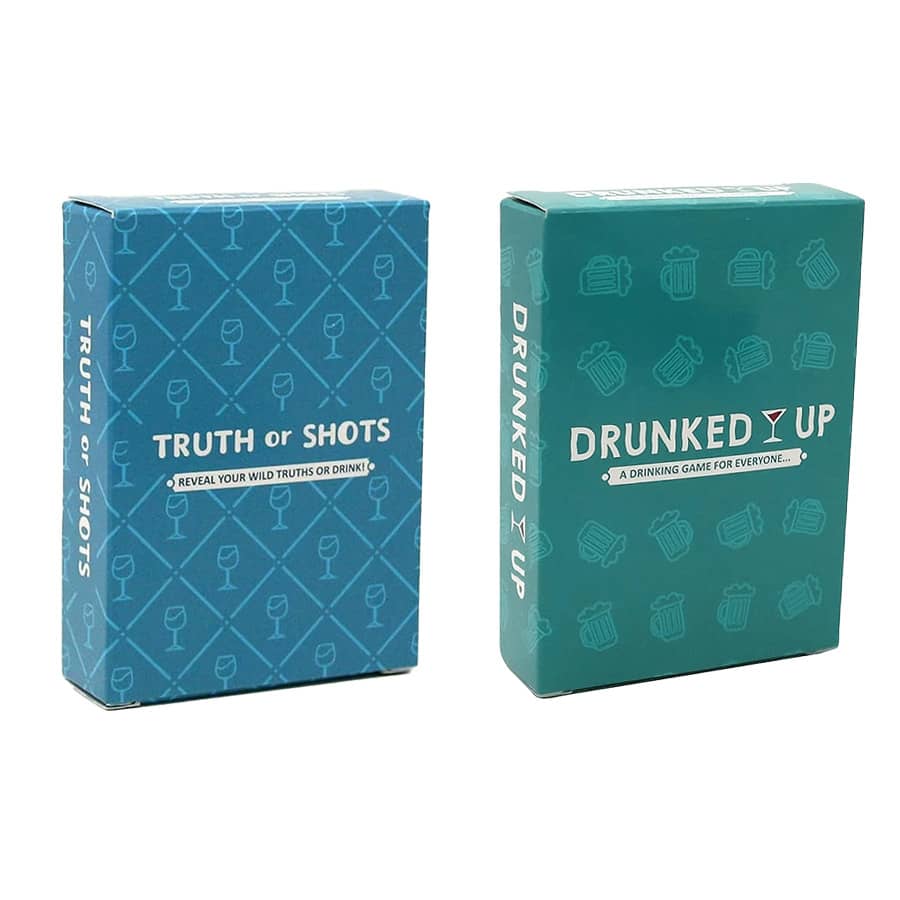 Wahrheit oder Shots/Betrunkenes Kartenspiel - Lebendige Herausforderungen und lustiges Erwachsenen-Kartenspiel für Cocktailpartys, Spieleabende, geeignet als Geschenk für Partys, Neujahr, Valentinstag, Weihnachten, Halloween