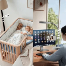 قاعدة سيليكون قابلة للتشكيل لتثبيت كاميرا مراقبة الطفل على السرير، قابلة للدوران 360 درجة، حامل هاتف مرن قابل للتعديل، مناسب لكاميرات المنزل وكاميرات مراقبة الأطفال