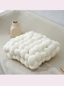 1PC Woven Cushion, Handmade Woven Square Sofa Throw Pillow, Sofa Cushion, Chair Cushion, Floor Cushion, Backrest Pillow, Lumbar Pillow, Suitable For Room Pillows And Cushions, Can Be Placed As Decorative Throw Pillows In The Study, Bedroom And Living Room Seat Cushion Chair Pillow Office Chair Gaming Chair