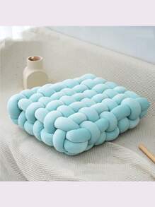 1PC Woven Cushion, Handmade Woven Square Sofa Throw Pillow, Sofa Cushion, Chair Cushion, Floor Cushion, Backrest Pillow, Lumbar Pillow, Suitable For Room Pillows And Cushions, Can Be Placed As Decorative Throw Pillows In The Study, Bedroom And Living Room Seat Cushion Chair Pillow Office Chair Gaming Chair