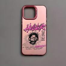 H-HellstarS Fashion Logo Phone Case For IPhone 16 15 14 13 12 11 Pro Max Black Matte Multicolor Laser Metallic Aurora Funda - 紅色 - 查看 2