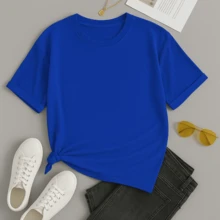 Father's Day Kit With 2 100% Cotton T-Shirts Like Father Like Daughter - 寶藍色 - 查看 2
