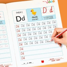 A 32 Page English Letter Practice Notebook For Learning English Letters, Used To Copy Calligraphy In English Fonts,School Supplies,Back To School