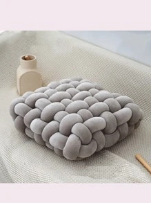 1PC Woven Cushion, Handmade Woven Square Sofa Throw Pillow, Sofa Cushion, Chair Cushion, Floor Cushion, Backrest Pillow, Lumbar Pillow, Suitable For Room Pillows And Cushions, Can Be Placed As Decorative Throw Pillows In The Study, Bedroom And Living Room Seat Cushion Chair Pillow Office Chair Gaming Chair