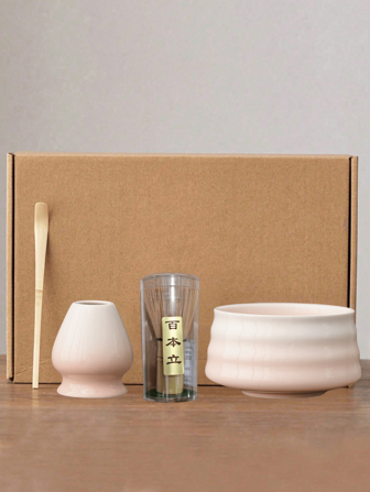 1pc/4pcs Ceramic Japanese Matcha Whisk, Matcha Bowl, Matcha Scoop, Suitable For Back To School, Holiday Gift Set