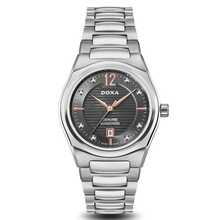 DOXA Women's Swiss Quartz Stainless Steel Three-Hand Watch Stainless Steel Case/Crystal Glass Mirror D191SGY