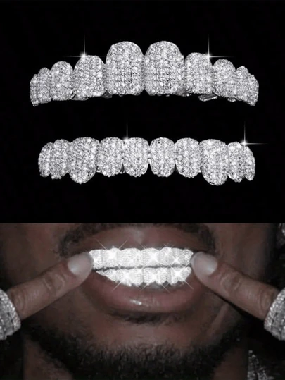 万圣节男士搞笑牙齿装饰，节日装