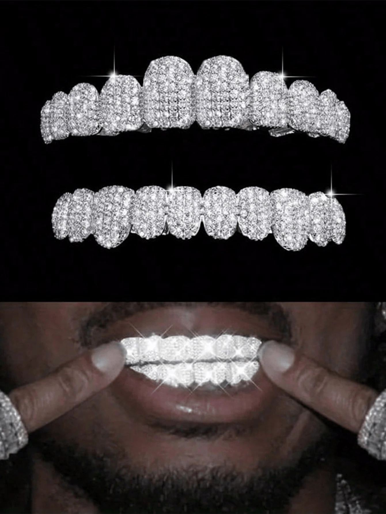 万圣节男士搞笑牙齿装饰，节日装