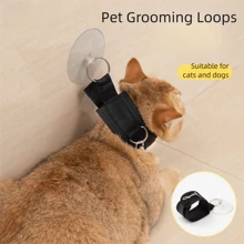 1PC Portable Cats Bathing Collar Suction Cup Adjustable Dog Grooming Leash Belts Grooming Restraint Puppy Shower Straps