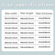 1 buc. Covoraș de masă multifuncțional din PVC, seria Dynamic Geometry. Este impermeabil și rezistent la umezeală, cu o rezistență puternică la petele de ulei, ceea ce face dificilă lăsarea unei urme chiar și de o singură picătură de pată. Vine într-o dimensiune mare și extinsă, potrivită pentru birouri, birouri de studiu și mese de joc și poate fi amplasată cu ușurință și în dulapurile laterale.