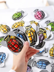 Multi-PC Black Technology Decompression Toy: CS Simulation Self-Exploding Hand-Squeezed Grenade, Prank Toy | Stress-Relief Toy | Holiday Party Toy | Funny Toy(Random Color)