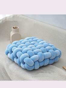 1PC Woven Cushion, Handmade Woven Square Sofa Throw Pillow, Sofa Cushion, Chair Cushion, Floor Cushion, Backrest Pillow, Lumbar Pillow, Suitable For Room Pillows And Cushions, Can Be Placed As Decorative Throw Pillows In The Study, Bedroom And Living Room Seat Cushion Chair Pillow Office Chair Gaming Chair