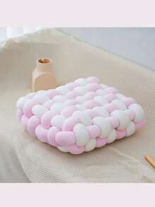 1PC Woven Cushion, Handmade Woven Square Sofa Throw Pillow, Sofa Cushion, Chair Cushion, Floor Cushion, Backrest Pillow, Lumbar Pillow, Suitable For Room Pillows And Cushions, Can Be Placed As Decorative Throw Pillows In The Study, Bedroom And Living Room Seat Cushion Chair Pillow Office Chair Gaming Chair