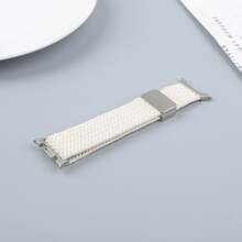 Magnetic Nylon Strap+PC Case Compatible With Samsung Galaxy Watch 8/8 Classic 40mm 44mm Band Women/Men,No Gap Stretchy Elastic Fabric Nylon Bracelet Wristband Compatible With Samsung Watch 8 Classic/8 Smartwatch Accessories