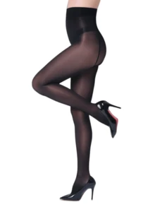 1 件女士开裆透明连裤袜，适合搭配裙子