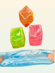 Fashionable Ripple Ice Cube Malt Sugar Squeeze Stress Relief Slow Rebound Cube Wholesale Toy Gadget