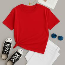 Father's Day Kit With 2 100% Cotton T-Shirts Like Father Like Daughter - Red - View 2