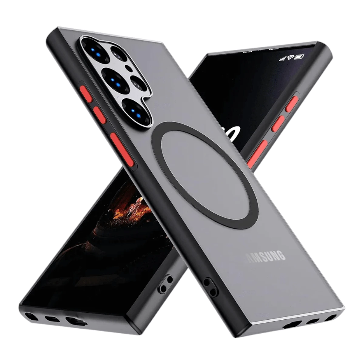 Mida Style Funda Compatible Con Samsung Galaxy Mate con Protección en Cámara Tecnología Magnética Uso Rudo