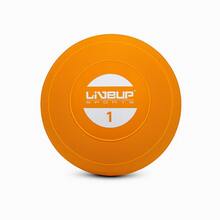 Pilates Yoga Toning Ball 1kg Weight Ball Soft Ball Liveup - 橘色 - 查看 2