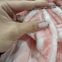 Soft Polka Dot Blanket Queen Extra Soft Anti-Allergic - 藕粉色 - 查看 3