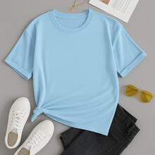 Father's Day Kit With 2 100% Cotton T-Shirts Like Father Like Daughter - Baby Blue - View 2