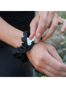 3 件情人节收纳袋，发圈，藏钱头带，多功能，隐藏式，便携式口袋，可存放个人零钱