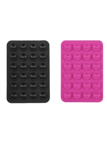 1 Silikon-Saugnapf auf der Rückseite der Handyhülle, 24 Löcher für den Handy-Saugnapfhalter, Wandmontage, Saugnapf, Saugnapf, Telefon-Saugnapf, Handyhülle, Saugnapf, Handyhülle, Kartenetui, Geschenke, Kartenhalter, Geldbörse, Visitenkartenhalter, Kreditkartenhalter, Damen, für Frauen, für Männer